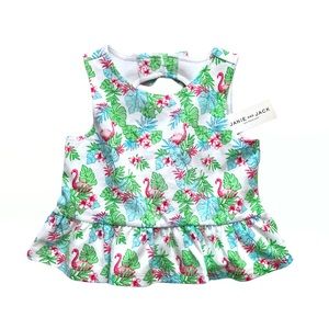 NWT Janie And Jack Tropical Top 4T